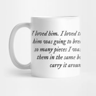 From Lukov with Love quote Mug